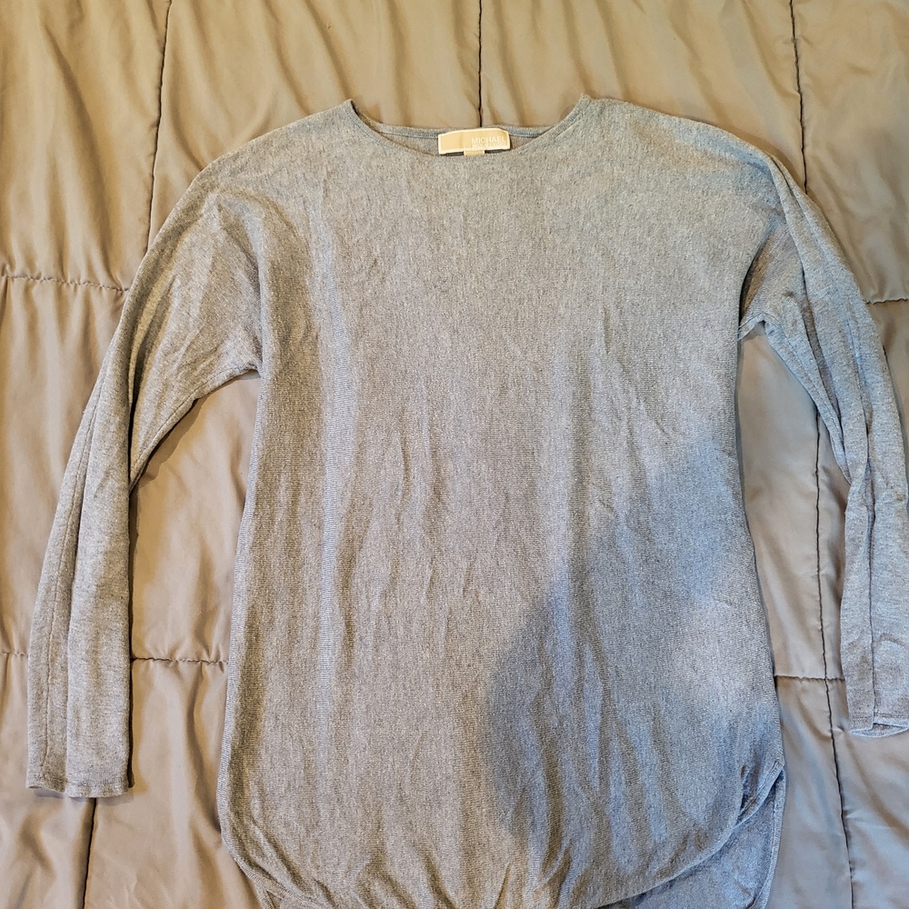Michael Kors Light Gray Knit Top